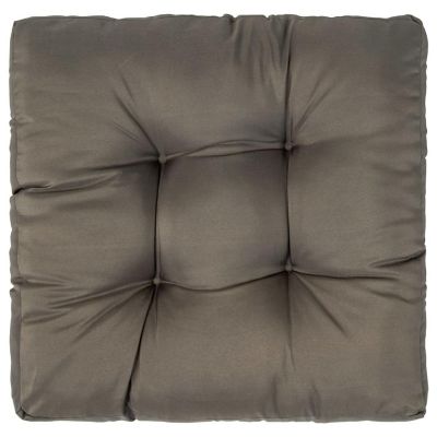 vidaXL Pallet Cushion Gray 22.8"x22.8"x3.9" Fabric Image 1