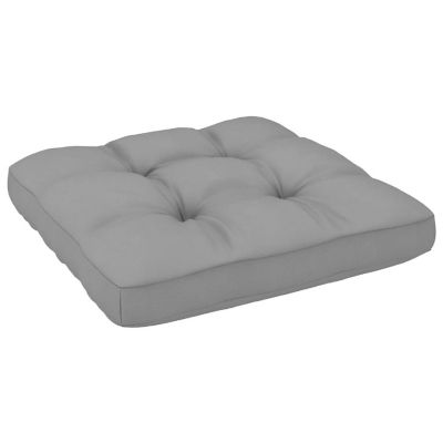 vidaXL Pallet Cushion Gray 27.6"x27.6"x4.7" Fabric Image 3
