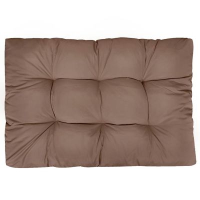 vidaXL Pallet Cushion Taupe 47.2"x31.5"x4.7" Fabric Image 2