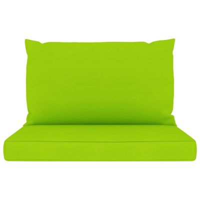 vidaXL Pallet Cushions 2 pcs Bright Green Oxford Fabric Image 3