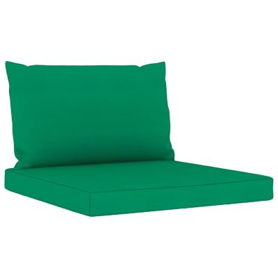 vidaXL Pallet Sofa Cushions 2 pcs Green Fabric Image 1