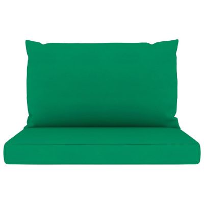 vidaXL Pallet Sofa Cushions 2 pcs Green Fabric Image 3