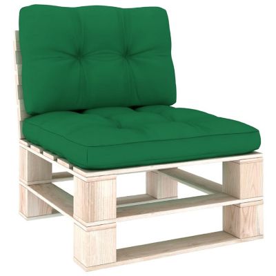 vidaXL Pallet Sofa Cushions 2 pcs Green Image 1
