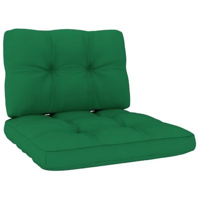 vidaXL Pallet Sofa Cushions 2 pcs Green Image 2