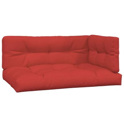 vidaXL Pallet Sofa Cushions 3 pcs Red Image 1