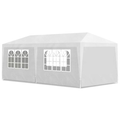 vidaXL Party Tent 10'x20' White Image 2