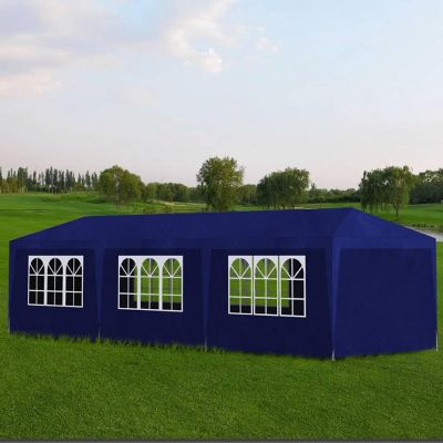 vidaXL Party Tent 10'x30' Blue Image 1