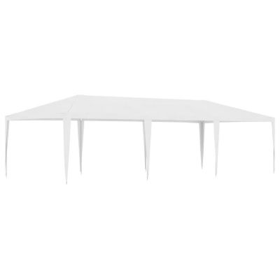 vidaXL Party Tent 13.1'x29.5' White Image 1