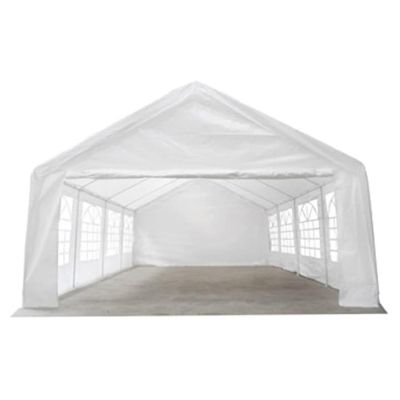 vidaXL Party Tent/Marquee White 26.2'x13.1' Image 1