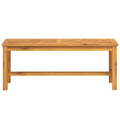 vidaXL Patio Bench 43.3" Solid Wood Acacia Image 3