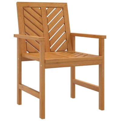 vidaXL Patio Dining Chairs 2 pcs Solid Wood Acacia Image 3