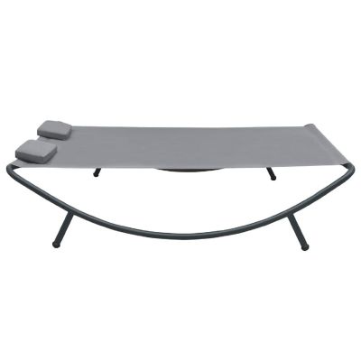 vidaXL Patio Lounge Bed Fabric Anthracite Image 3