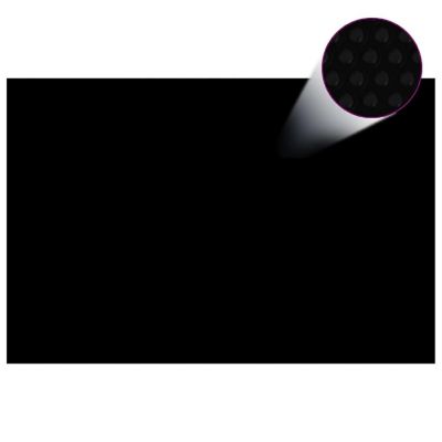 vidaXL Pool Cover Black 118.1"x78.7" PE Image 1