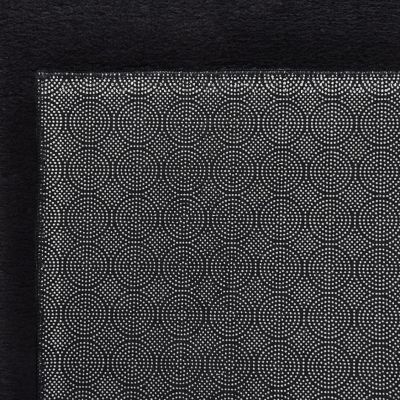 vidaXL Shaggy Rug Black 8'x11' Polyester Image 3