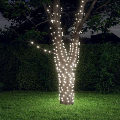 vidaXL Solar Fairy Lights 2 pcs 2x200 LED Cold White Indoor Outdoor Image 1