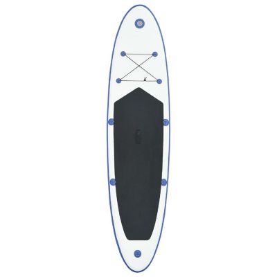 vidaXL Stand Up Paddle Board Set SUP Surfboard Inflatable Blue and White paddleboard Image 3