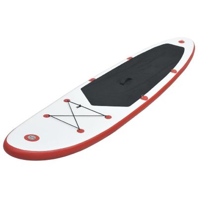 vidaXL Stand Up Paddle Board Set SUP Surfboard Inflatable Red and White inflatable paddle board Image 2