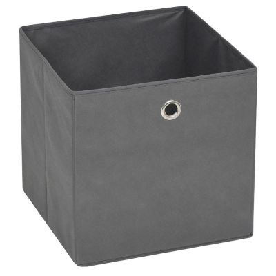 vidaXL Storage Boxes 10 pcs Non-woven Fabric 12.6"x12.6"x12.6" Gray Image 2