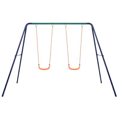 vidaXL Swing Set with 2 Seats Steel Image 1