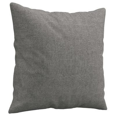 vidaXL Throw Pillows 2 pcs Dark Gray 15.7"x15.7" Fabric Image 2