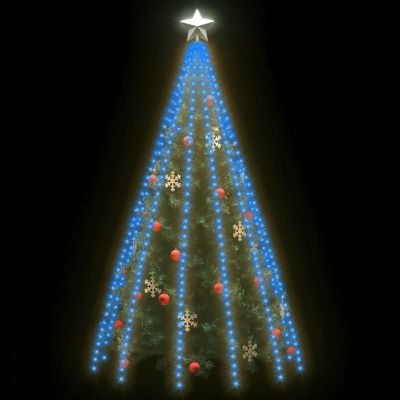 vidaXL Tree Lights with 500 LEDs Blue 196.9" Indoor Outdoor Image 3