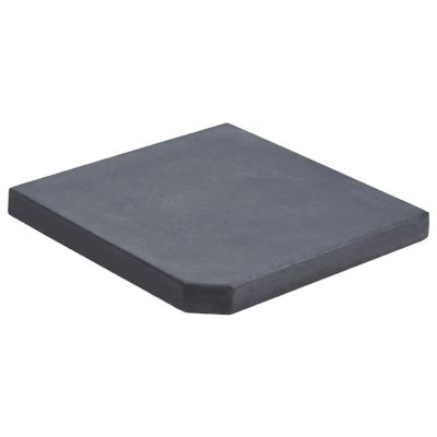 vidaXL Umbrella Weight Plate Black Granite Square 55.1 lb Image 1