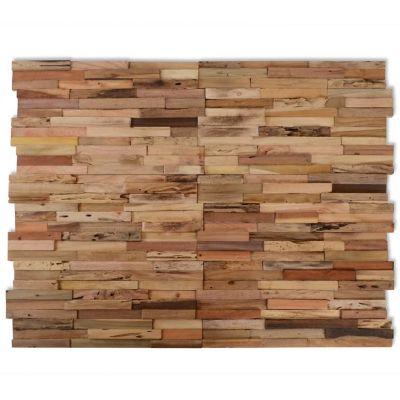 vidaXL Wall Cladding Panels 10 pcs 11.1 ft&#178; Recycled Teak Wood Image 1
