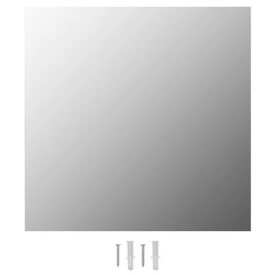 vidaXL Wall Mirror 15.7"x15.7" Square Glass Image 1