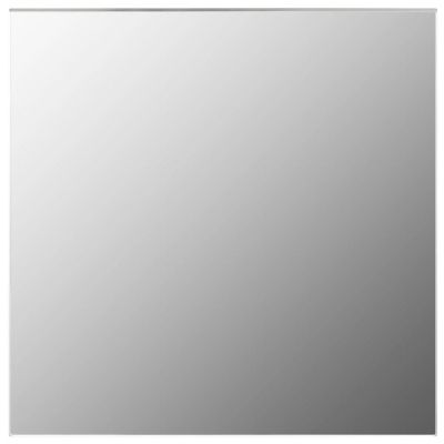 vidaXL Wall Mirror 15.7"x15.7" Square Glass Image 2