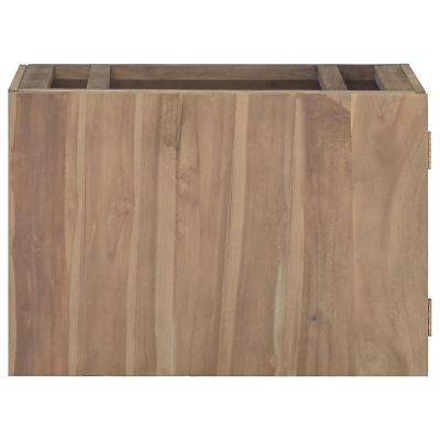 vidaXL Wall-mounted Bathroom Cabinet 23.6"x15.4"x15.7" Solid Wood Teak Image 2