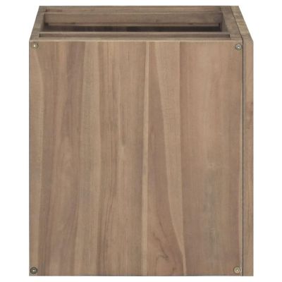 vidaXL Wall-mounted Bathroom Cabinet 23.6"x15.4"x15.7" Solid Wood Teak Image 3