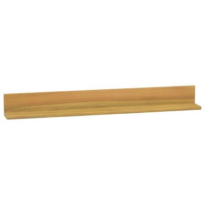 vidaXL Wall Shelves 2 pcs 35.4"x3.9"x3.9" Solid Wood Teak Image 2