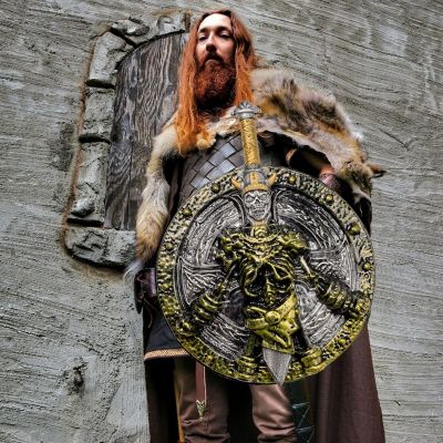 Viking Shield &amp; Sword Costume Accessory Image 1