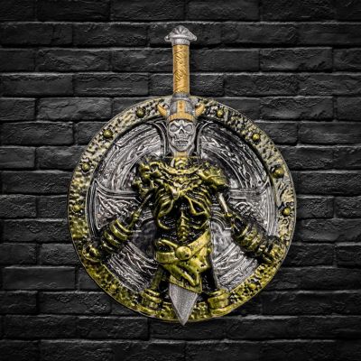 Viking Shield &amp; Sword Costume Accessory Image 2