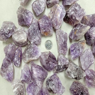 Vinacrystals 1/2 LB Raw Amethyst Crystal Large Chunks Image 1