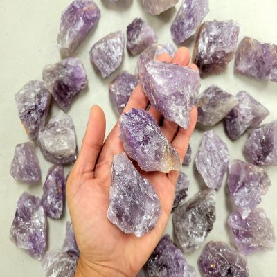 Vinacrystals 1/2 LB Raw Amethyst Crystal Large Chunks Image 2