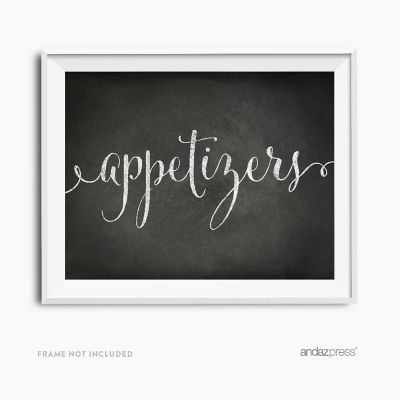 Vintage Chalkboard Appetizers Sign Image 1