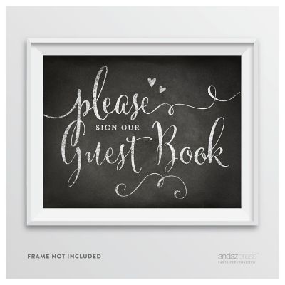 Vintage Chalkboard Guestbook Sign Image 2