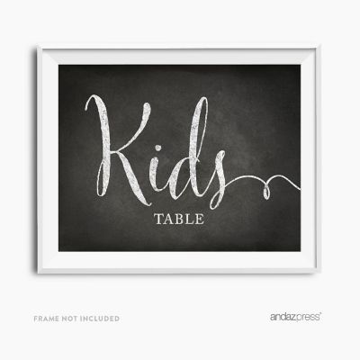 Vintage Chalkboard Kids Table Sign Image 1