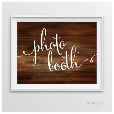 Vintage Chalkboard Photo Booth Sign Image 1