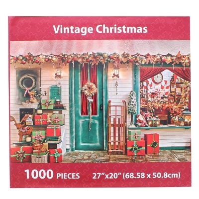 Vintage Christmas 1000 Piece Jigsaw Puzzle Image 1