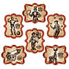 Vintage Circus Poster Wall Cutouts - 6 Pc. Image 1