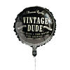 Vintage Dude Birthday 18" Mylar Balloon Image 1