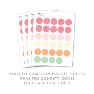 Vintage Floral Confetti 180-Pack Image 1