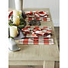 Vintage Red Buffalo Check Ribbed Placemat (Set Of 6) Image 2