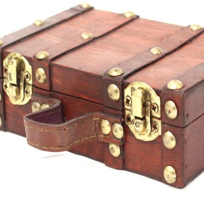 Vintiquewise Antique Style Small Mini Suitcase Image 2