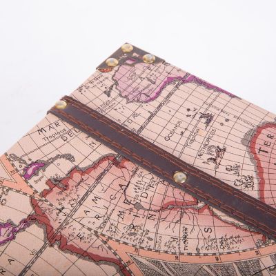 Vintiquewise Old World Map Suitcase Image 3
