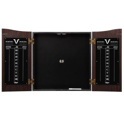 Viper Vault Dartboard Cabinet with Shot King Sisal Dartboard Image 1