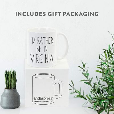 Virginia State Ceramic Travel Coffee Mug Image 2