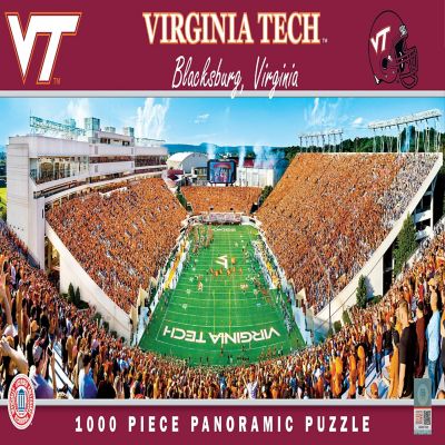Virginia Tech Hokies - 1000 Piece Panoramic Jigsaw Puzzle - End View Image 1